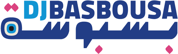 DJ Basbousa wordmark logo